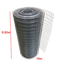 ISO Manufacturer 0.92x10m Square PVC Coated Wire Mesh Roll Galvanized Netting Garden Screen Fence or Aviary